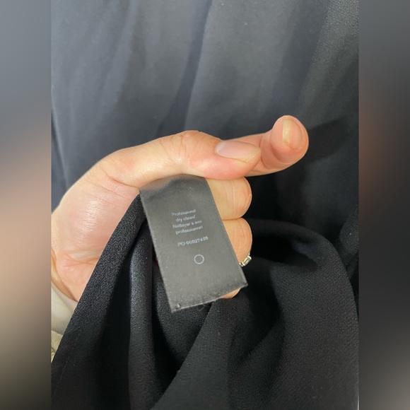 Rag & Bone Thatch Black Mini Dress L - Picture 8 of 12